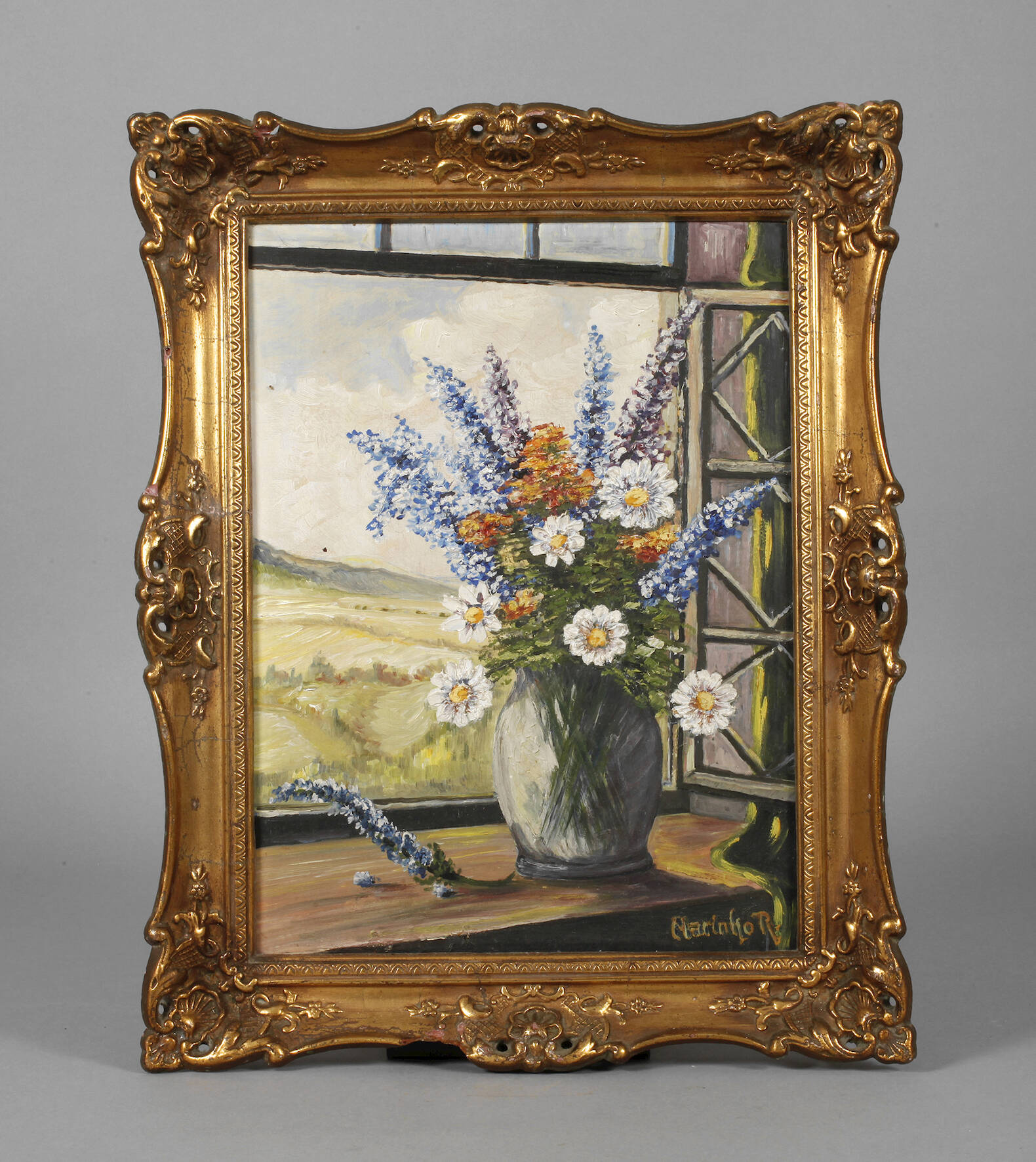 Kleiner Goldstuckrahmen