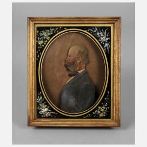 Wachsbild Biedermeier