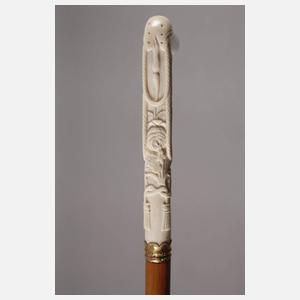 Spazierstock Elfenbein