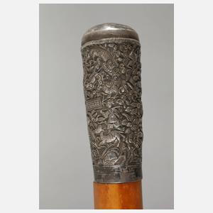 Spazierstock Silber?