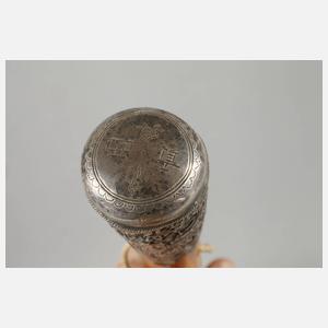 Spazierstock Silber?