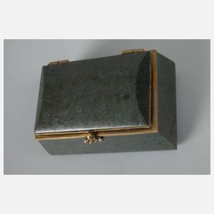 Deckeldose Serpentin