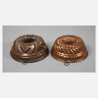 Zwei Kupferbackformen111