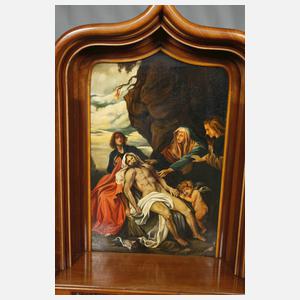 Geschnitzter Hausaltar