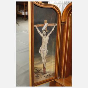 Geschnitzter Hausaltar