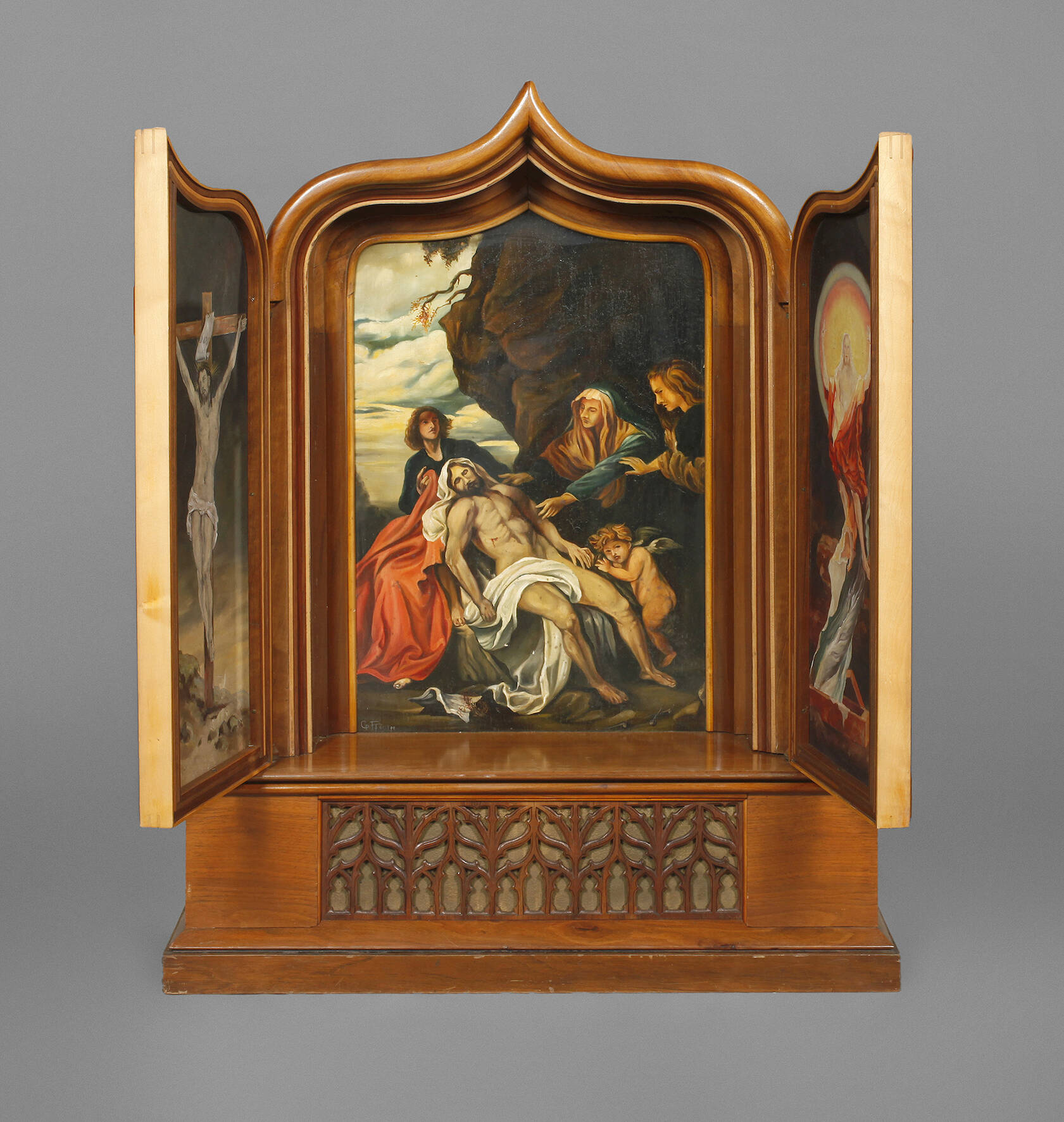 Geschnitzter Hausaltar