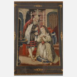 Petit Point-Stickerei