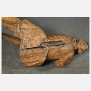 Zwei barocke Schnitzereien