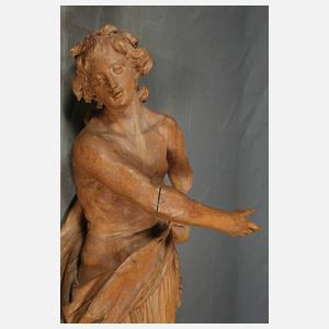 Zwei barocke Schnitzereien