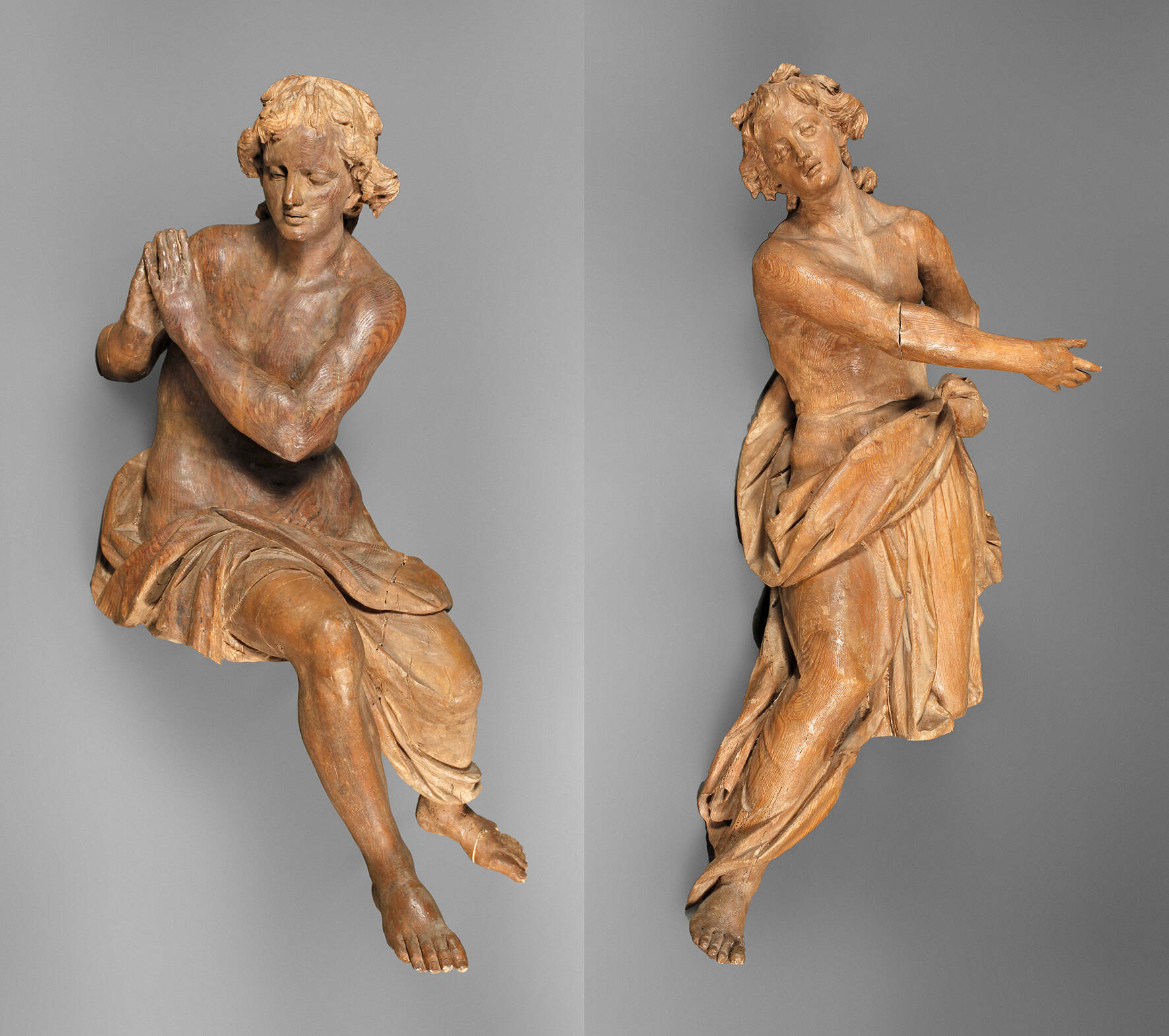 Zwei barocke Schnitzereien