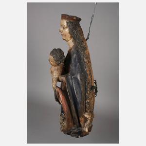 Geschnitzte Marienplastik