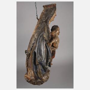Geschnitzte Marienplastik