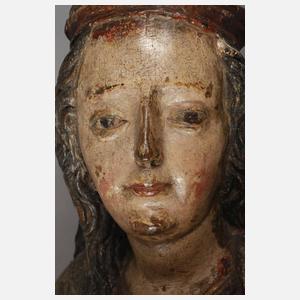 Geschnitzte Marienplastik