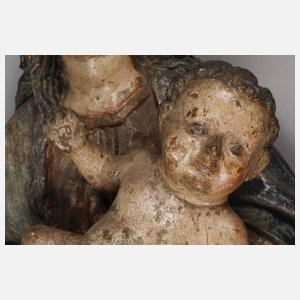 Geschnitzte Marienplastik