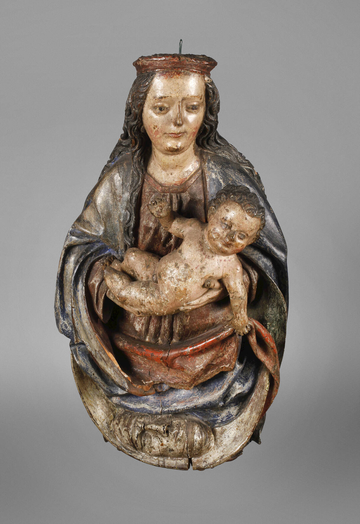 Geschnitzte Marienplastik