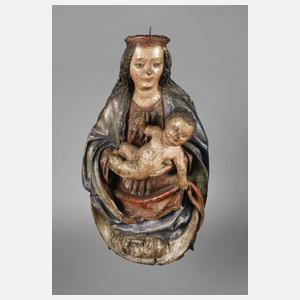 Geschnitzte Marienplastik