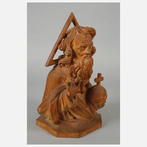 Geschnitzte Heiligendarstellung