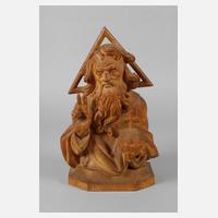 Geschnitzte Heiligendarstellung111