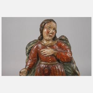 Geschnitzte Heiligenplastik