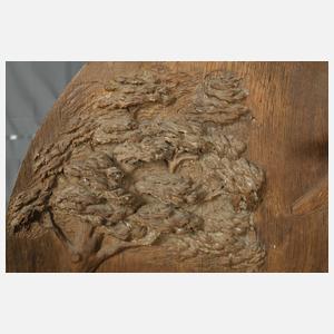 Große Reliefschnitzerei Opferung Isaaks