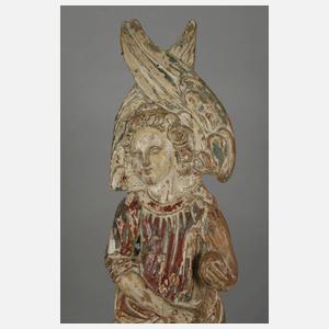 Paar figürliche Schnitzereien