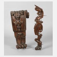 Zwei Schnitzereien Renaissance111