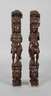 Paar geschnitzte Karyatiden