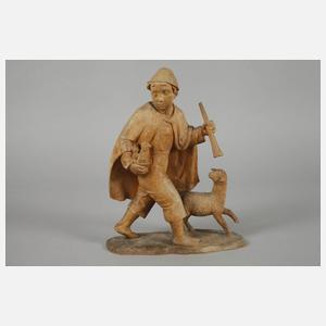 Drei figürliche Schnitzereien