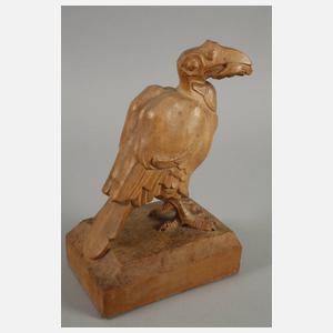 Drei figürliche Schnitzereien