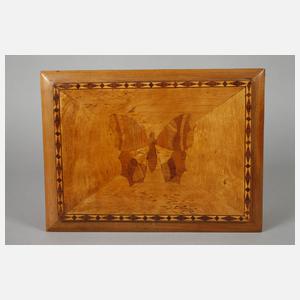 Intarsierte Schatulle