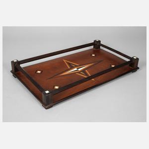 Intarsiertes Tablett