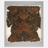 Fragment einer barocken Ledertapete111