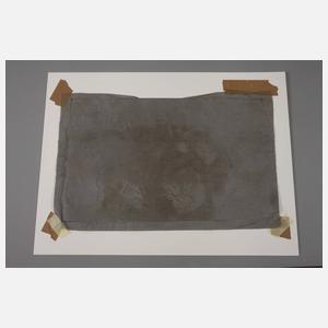 Fragment einer barocken Ledertapete