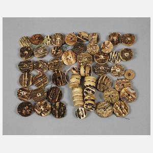 Konvolut Hirschhornknöpfe