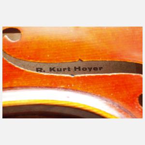 Meistervioline R. Kurt Hoyer