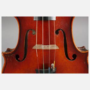 3/4 Violine mit Bogen