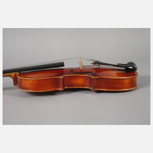 3/4 Violine mit Bogen