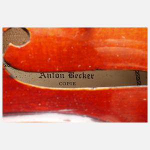 3/4 Violine mit Bogen