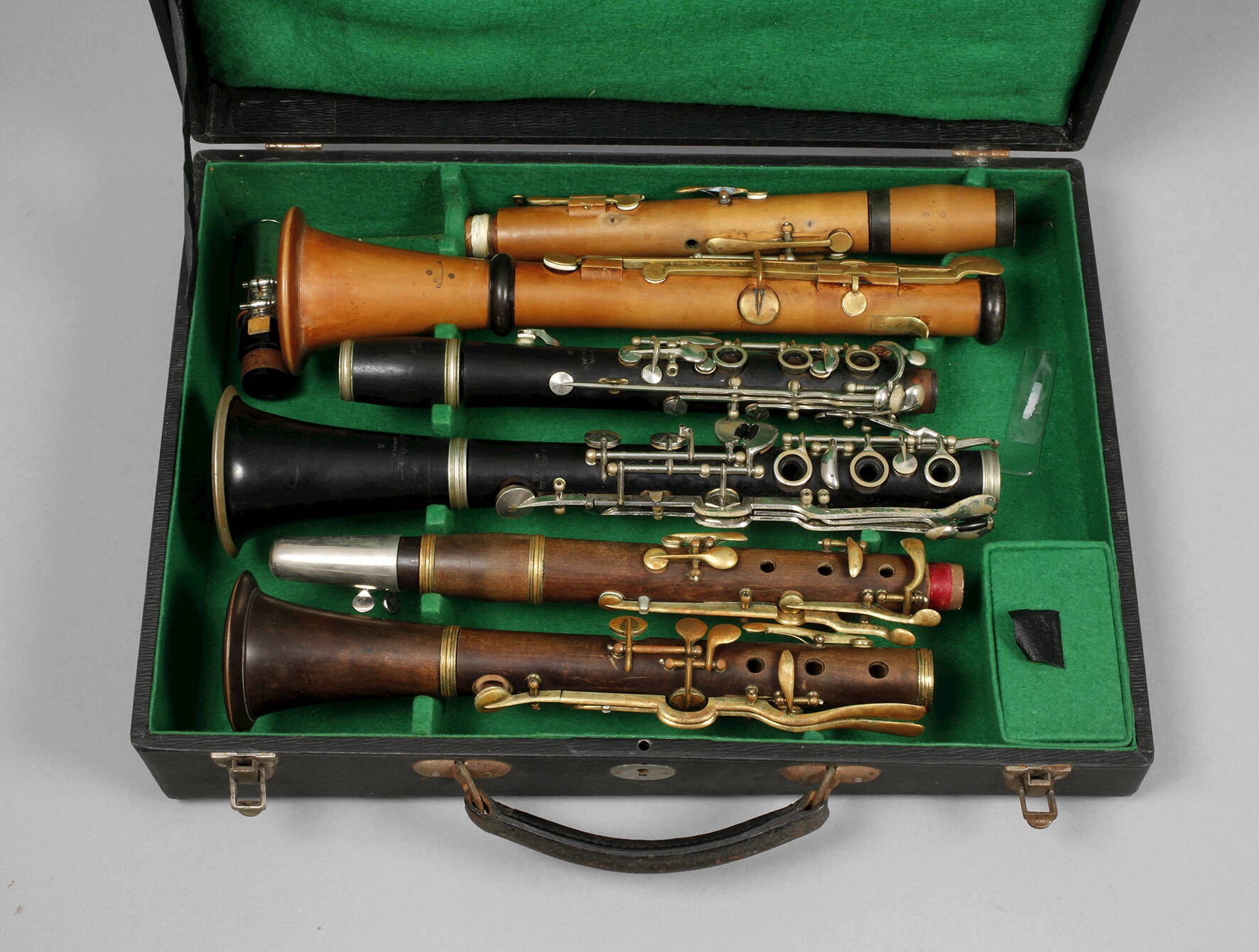 Drei Klarinetten im Etui