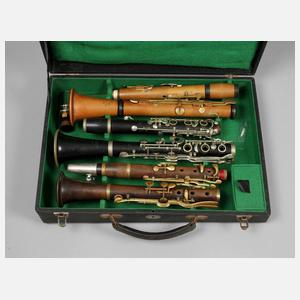 Drei Klarinetten im Etui
