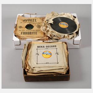 Konvolut Schellackplatten