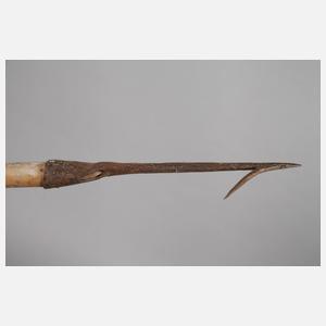 Flugangelrute und Fischhaken