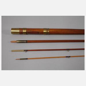 Flugangelrute und Fischhaken