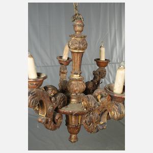 Geschnitzter Deckenlüster