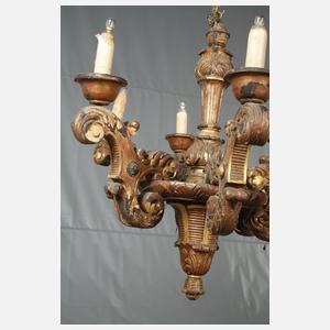 Geschnitzter Deckenlüster