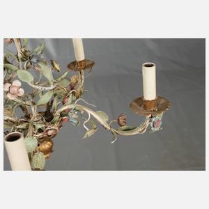 Floraler Deckenlüster