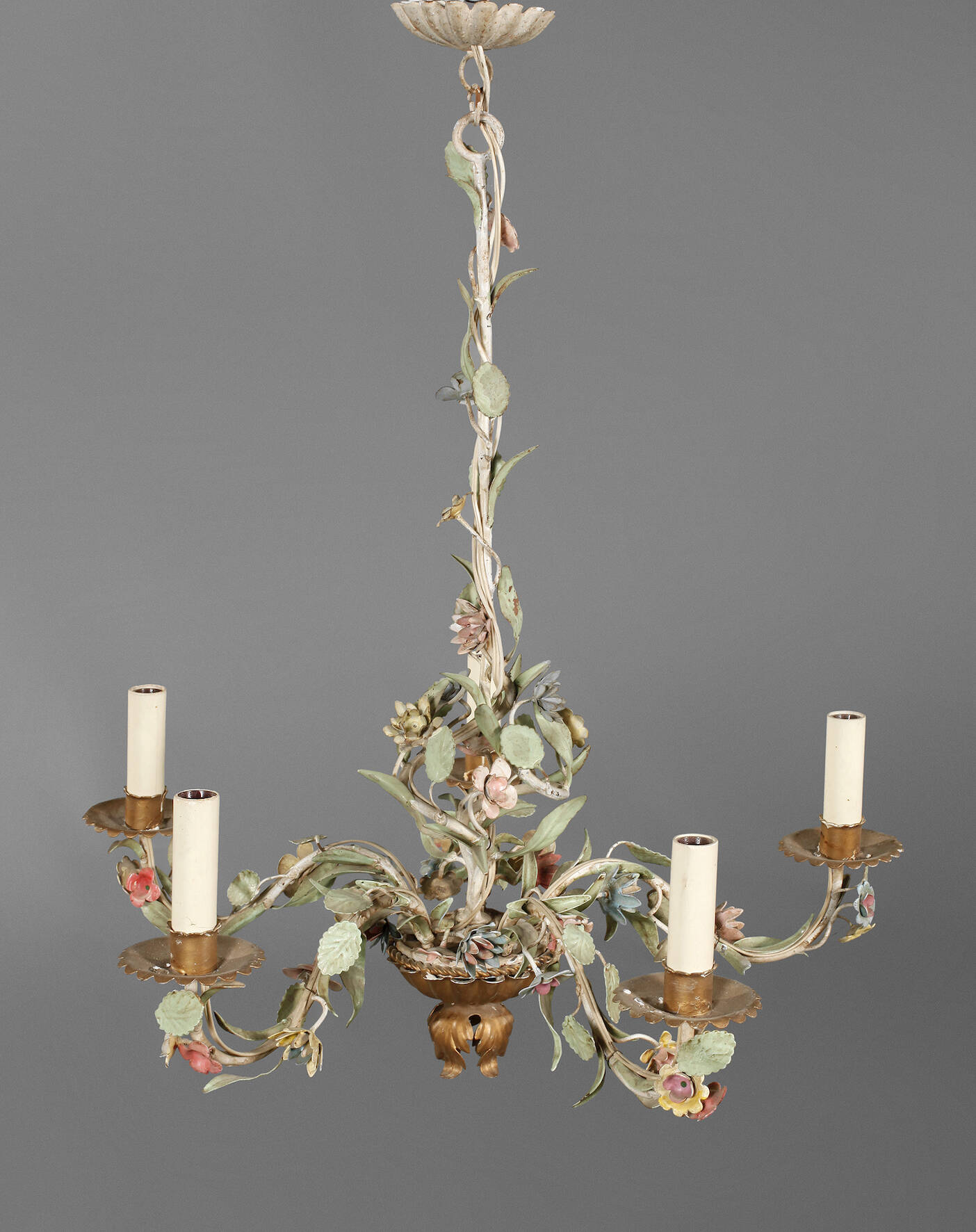 Floraler Deckenlüster