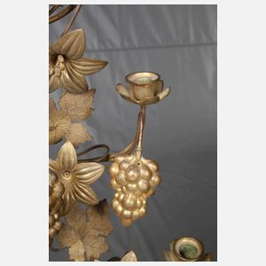 Zwei florale Wandleuchter