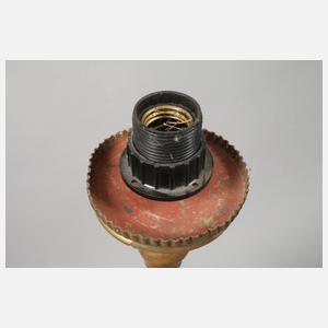 Paar geschnitzte Tischlampen