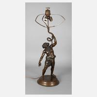 Tischlampe trunkener Bacchus mit Schlange111